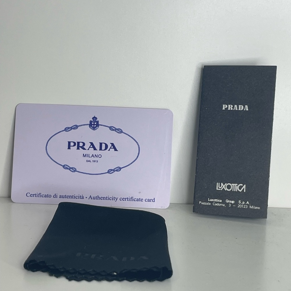 Prada Women's Black Rectangular Glasses - image 7